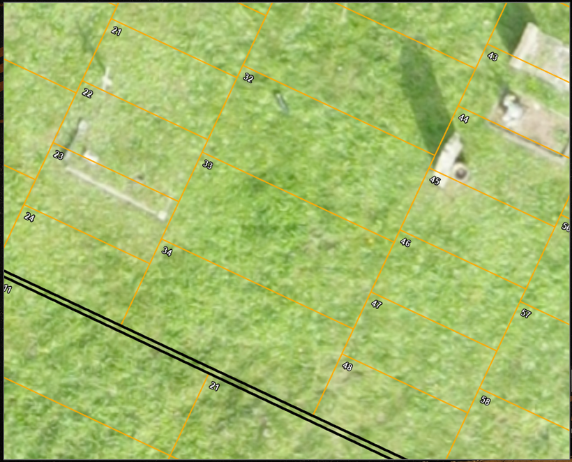 Apple Maps view of Old Ipswich Cemetery + plot C1233