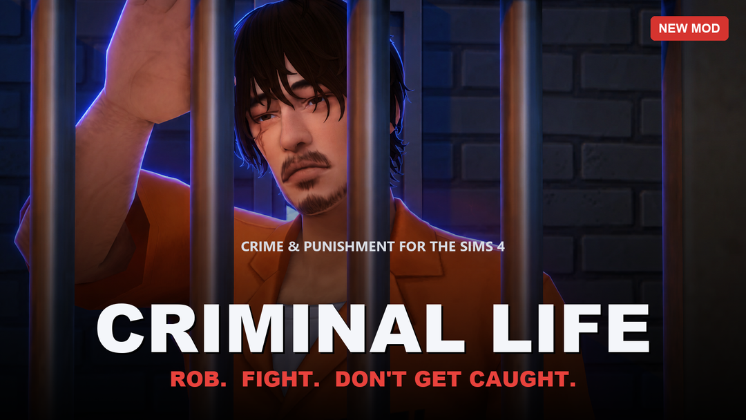 Criminal Life gameplay mod for The Sims 4 by JellyPaws