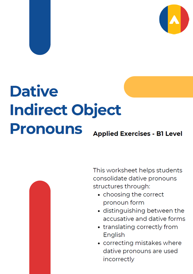 Dative Pronouns Exercises