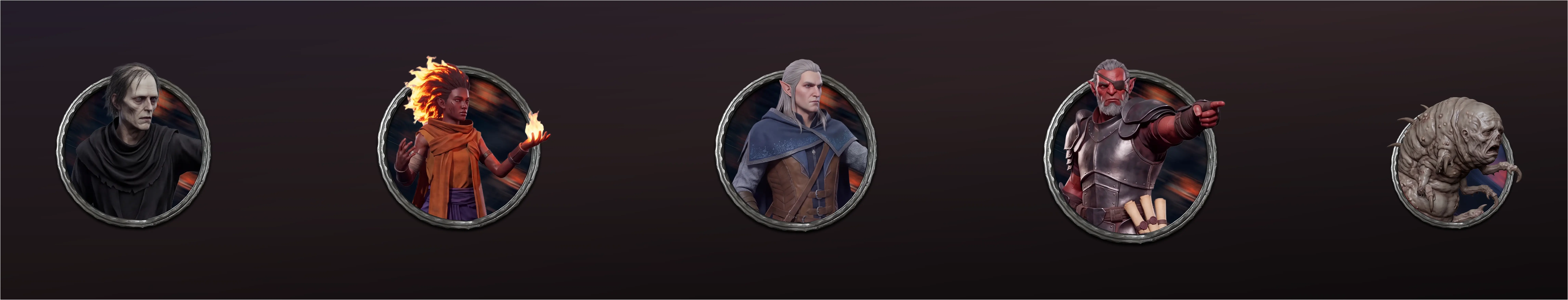 Adept of Corruption, Adept of the Elements, Adept of Warfare, Hobgoblin Overseer, Wretched Larva