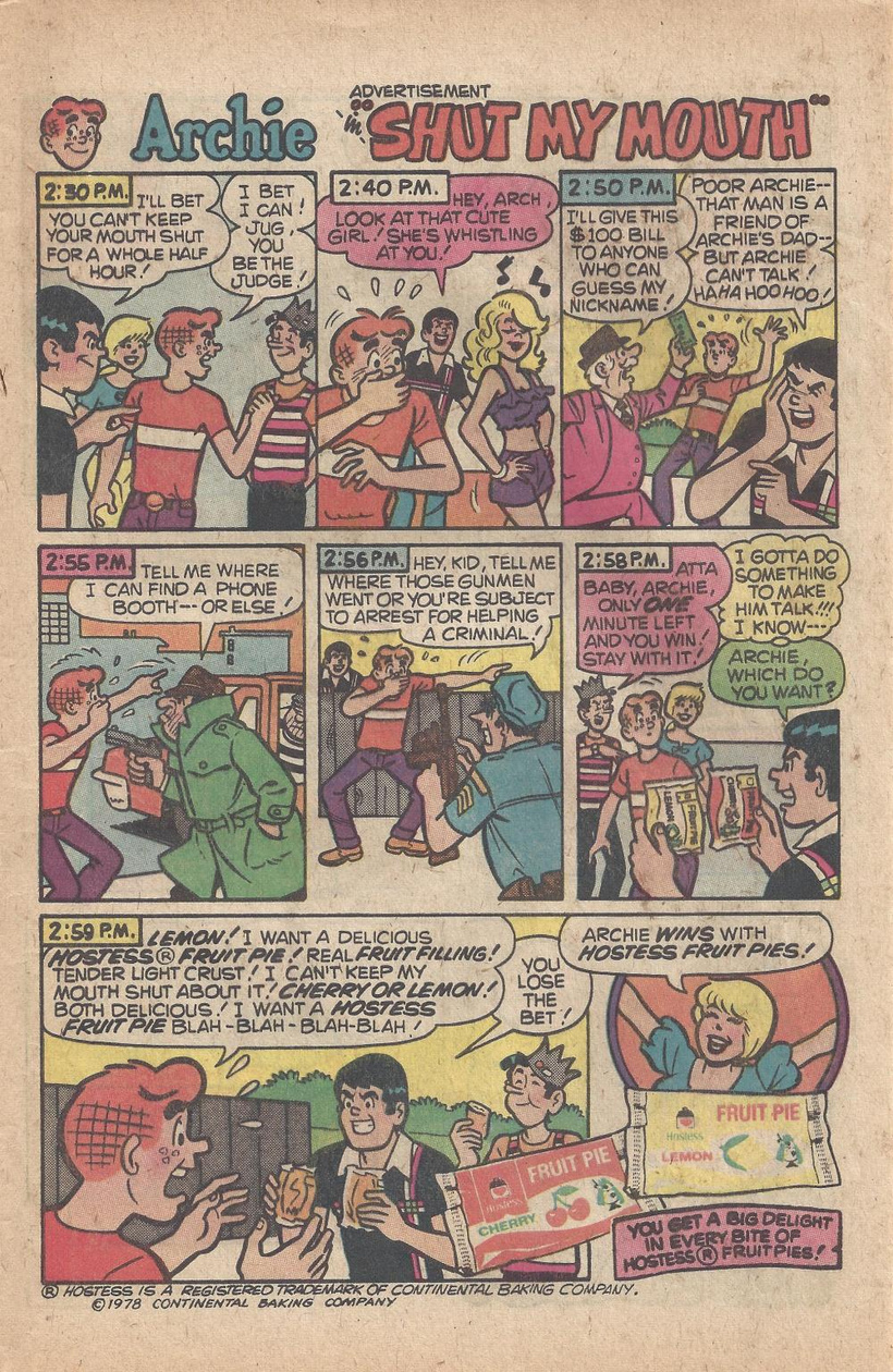 Archie Comics / Hostess ad comic