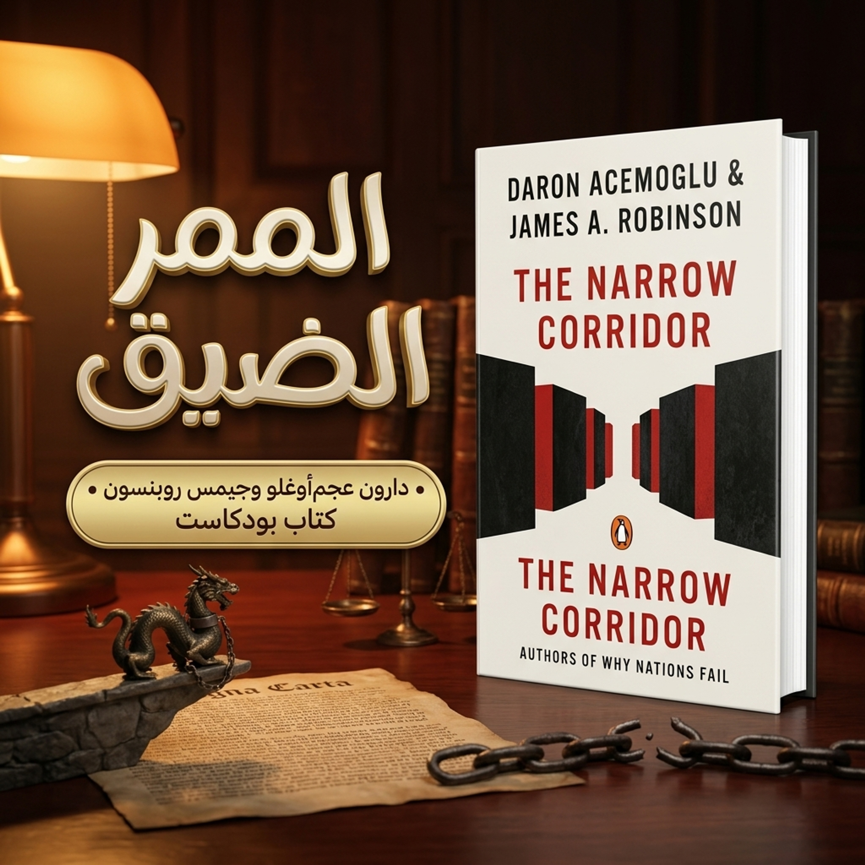 الممر الضيق: كيف تنجو الأمم من الفوضى والاستبداد؟