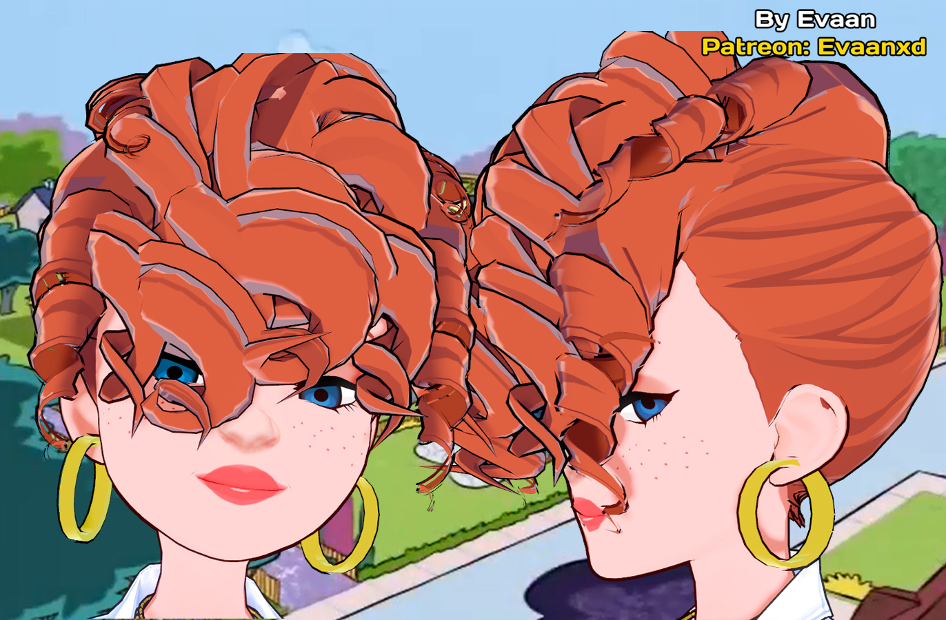 Completed Commission: Kanker Sisters, Marie, Lee and May (Ed, Edd \u0026 Eddy) |  Patreon, image size:1372x900