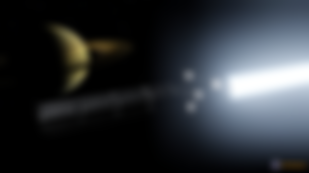 Interplanetary Cruiser past Saturn