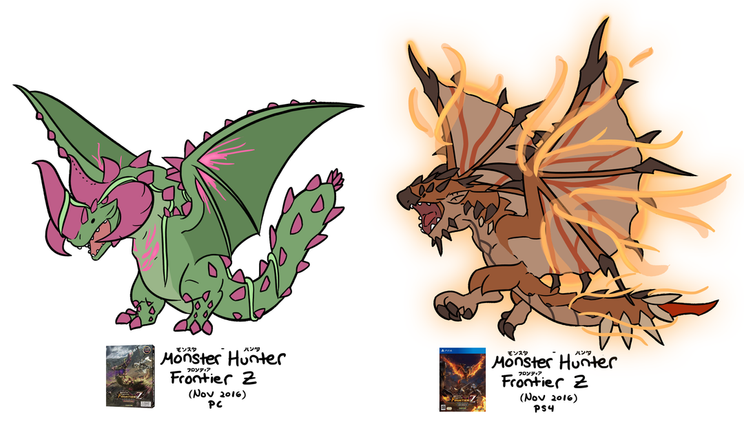 Monster Hunter Frontier Flagship Doodle Z - Zenith Espinas (PC) & Zenith  Rathalos (PS4) | Patreon