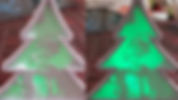 Tea Light Comparison for Christmas Tree Lithophane