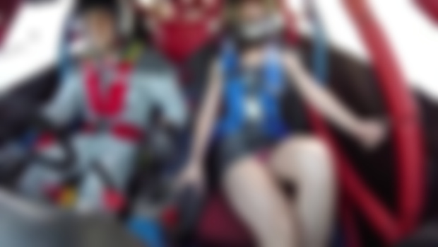 Drift taxi with a girl-drift-34