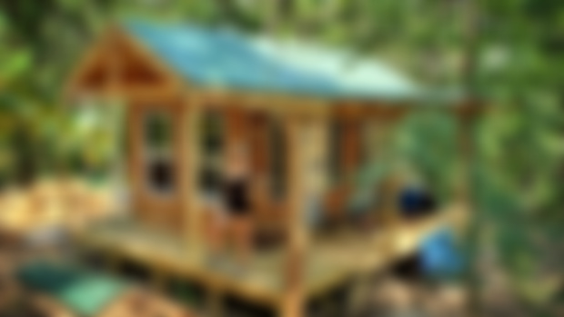 Extended the front roof to cover the deck