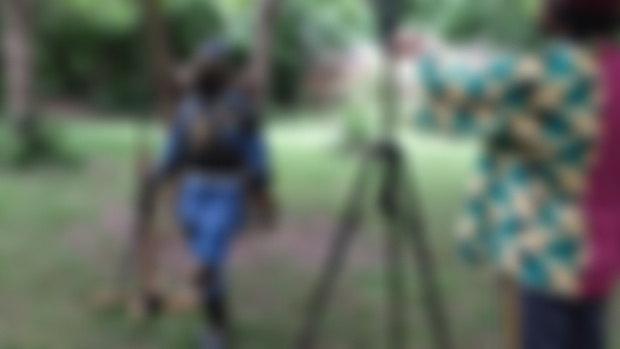 Cameraman Avery taking video of Kyle