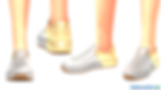 Balmain Bicolor Leather Sneakers