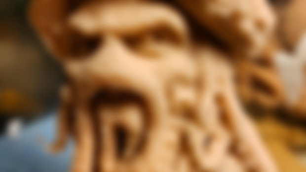Sculpting Davy Jones
