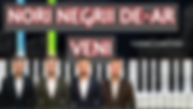 NORI NEGRII DE-AR VENI PARTITURA PIAN