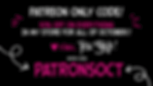 PATRON ONLY DISCOUNT CODE FOR SHOP!