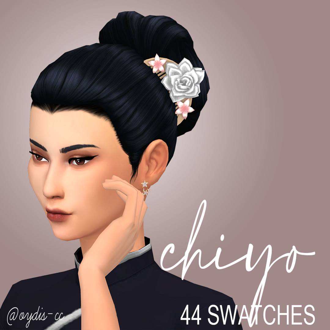 Kanzashi Style Hair Ornaments Set | Patreon