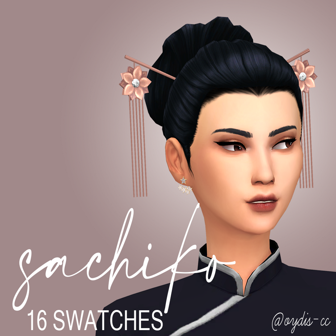 Kanzashi Style Hair Ornaments Set | Patreon