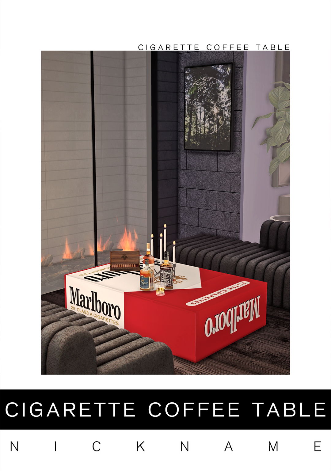 cigarette coffee table