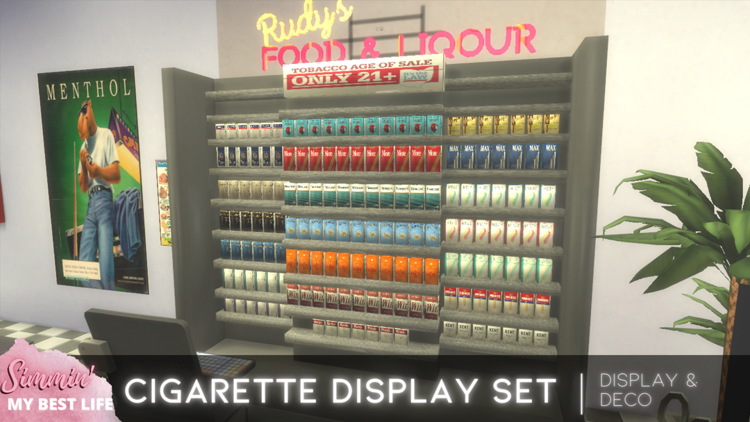 NEW CC RELEASE: Cigarette Display Set