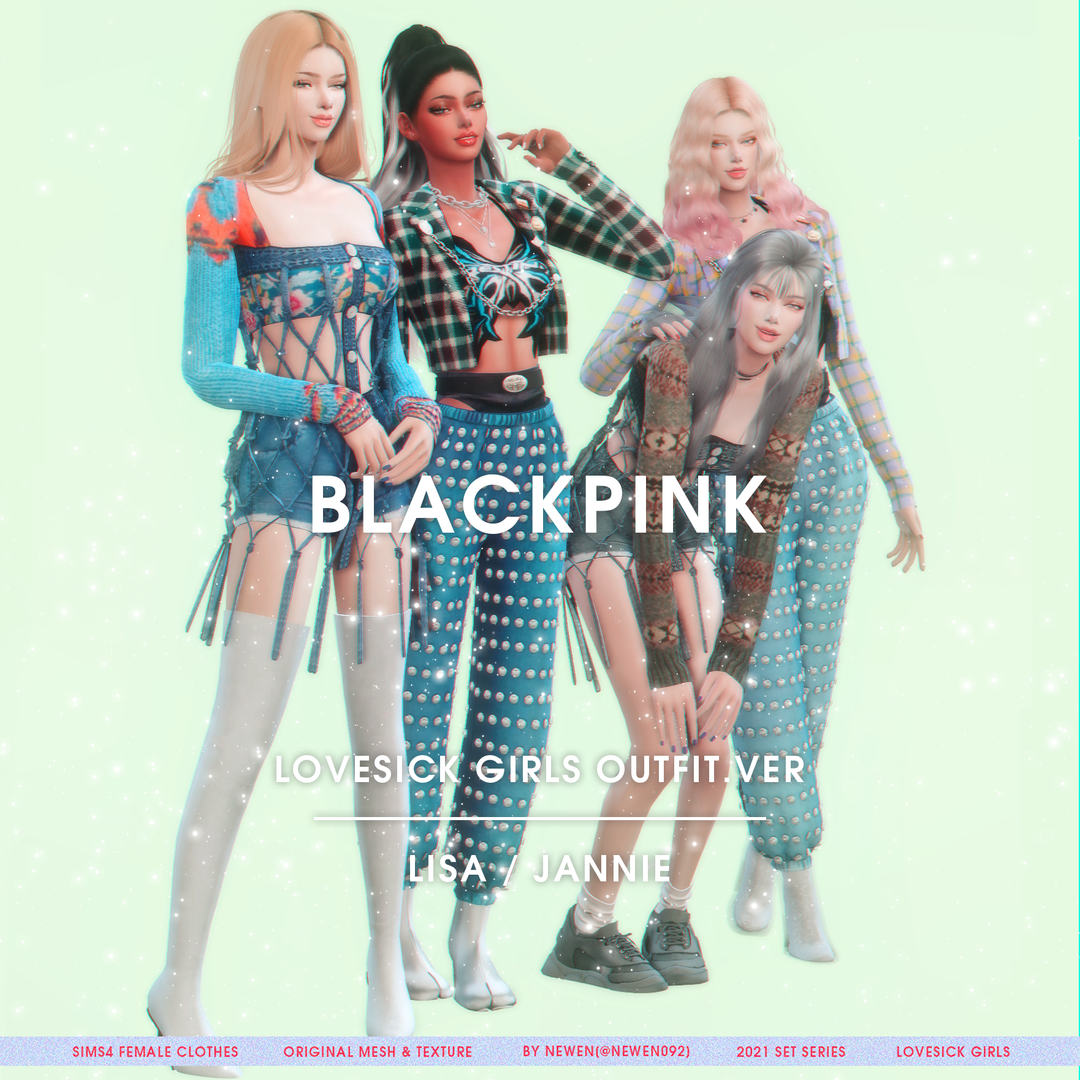 BLACKPINK LOVESICK GIRLS MV outfit .ver Lisa / Jannie | Patreon