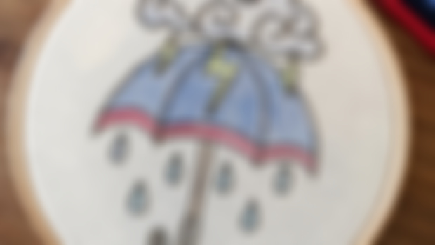 The Umbrella Pattern ☔  Mini Embroidery Pattern