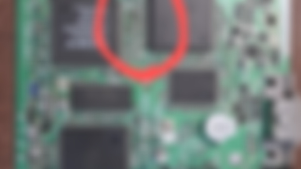 PLayStation SCPH-750X [PU-22 motherboard] GPU bends