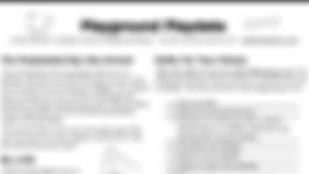 Playground Playdate, one-sheet RPG