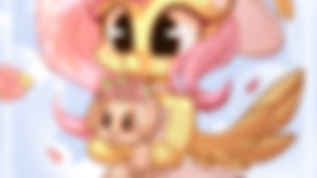fluttershy and luna