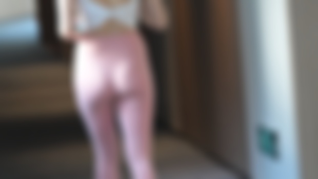 67魔镜街拍mojing520 粉色瑜伽裤美女 全部图片