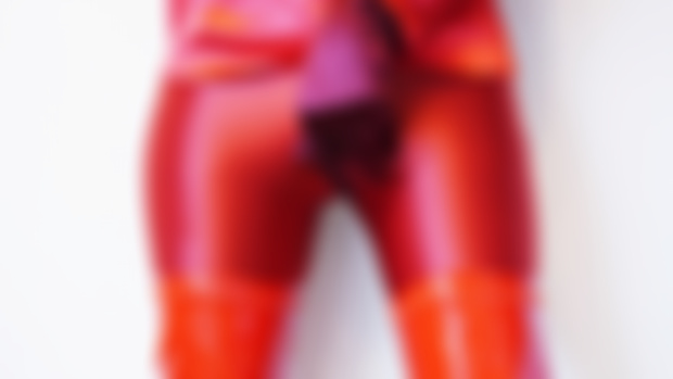 Red shiny fashion.