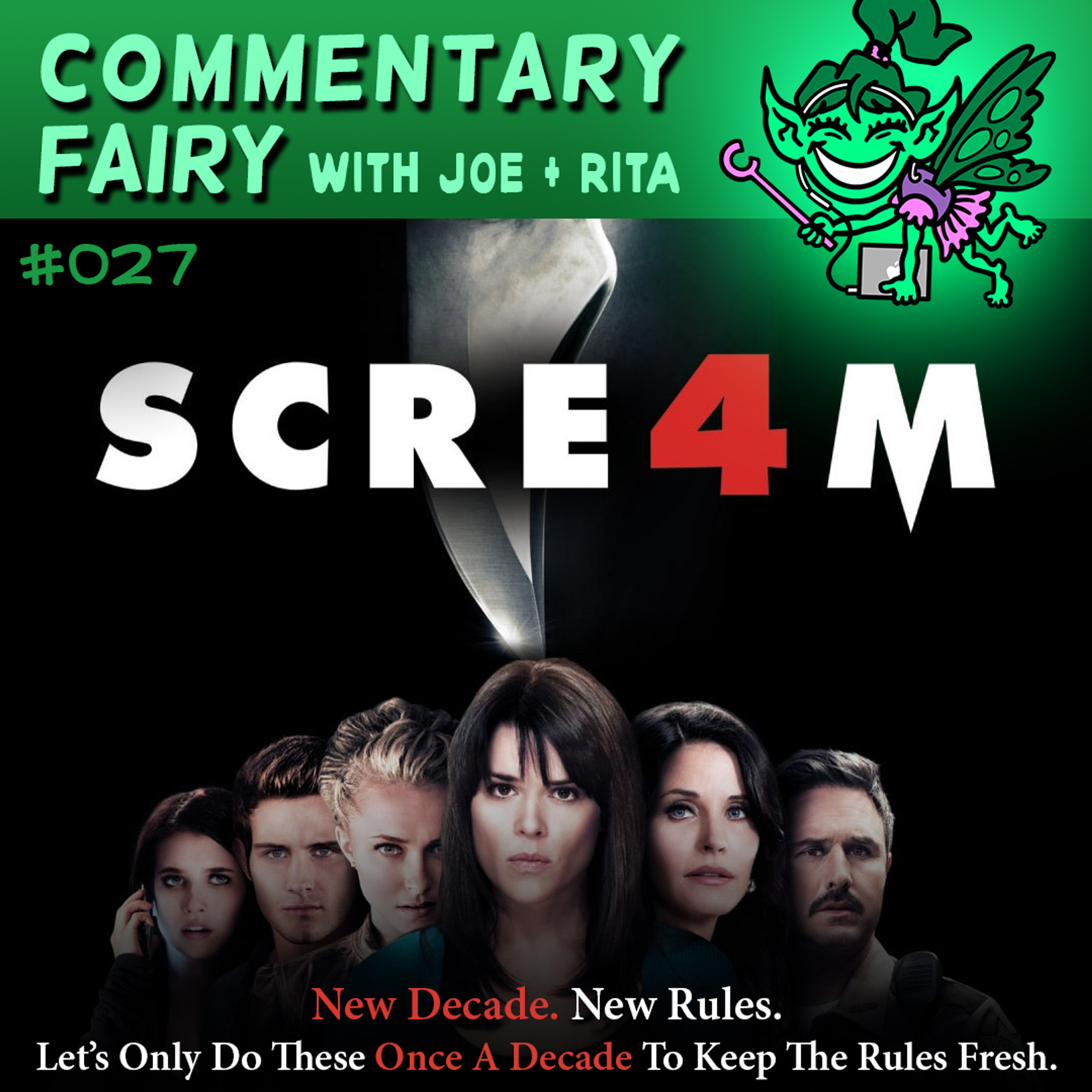 [PREVIEW]  🎙🧚‍♀️ #027 - Scream 4 episode artwork