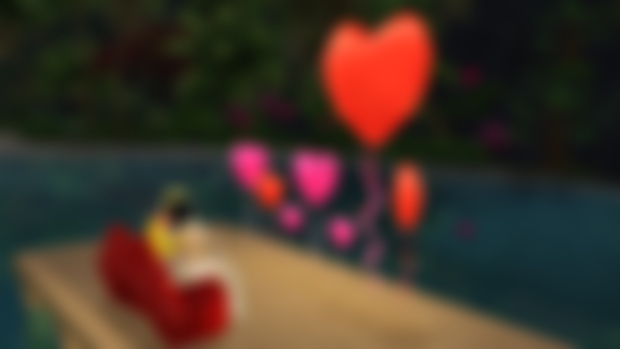Valentine's Day Flying Heart