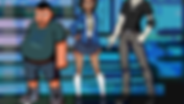 Felicity and her crew, character concept art.