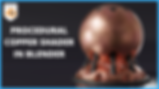 Procedural Copper Shader in Blender