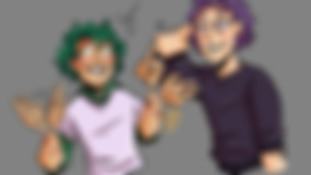 Little wizard Deku and Shinsou