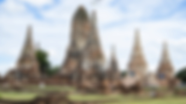 Ayutthaya ruins (old city) in Thailand
