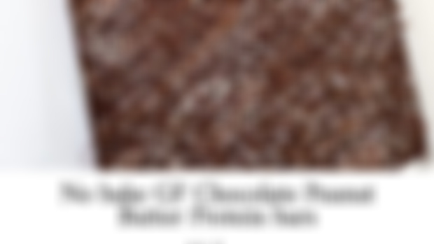 Chocolate Peanut Butter Protein Bars (GF)