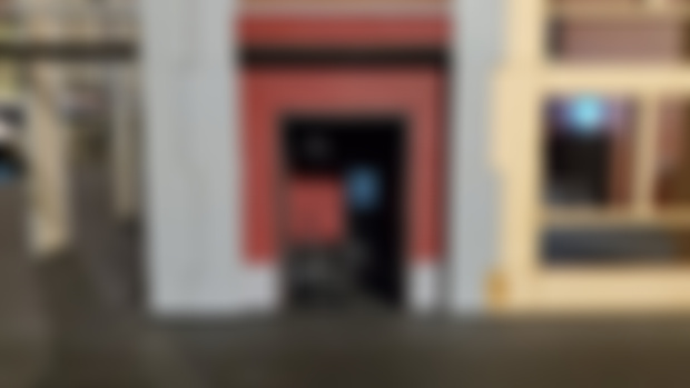 Recessed doorway of Juicy Js Meat Co.