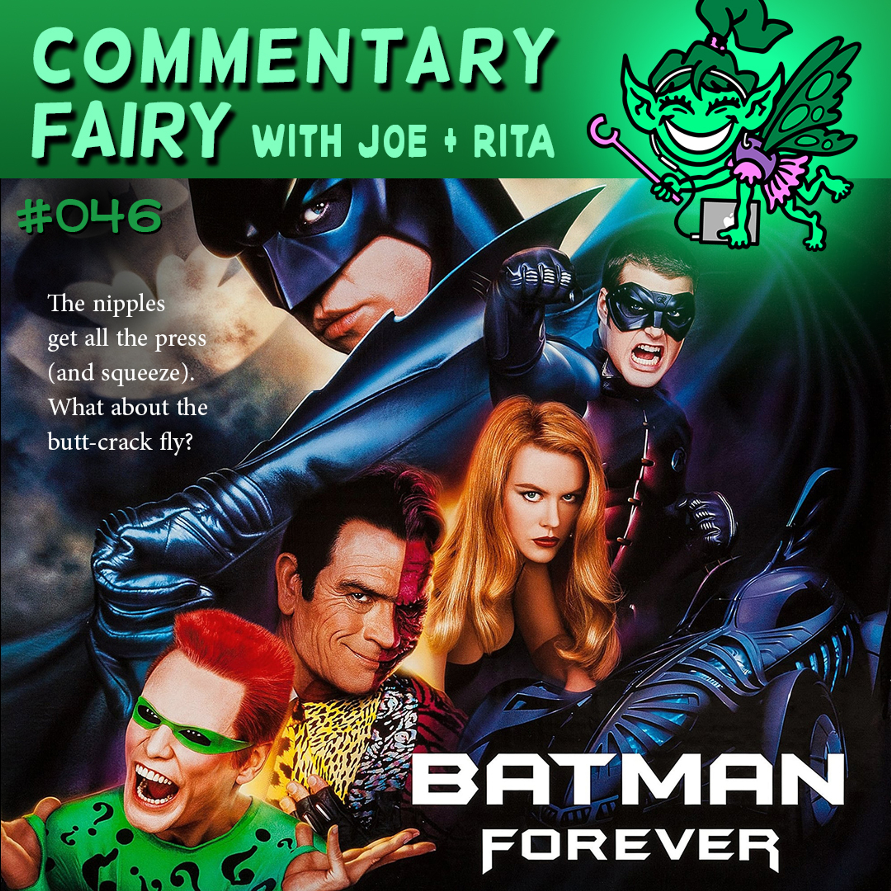 [PREVIEW] 🎙🧚‍♀️ #046 - Batman Forever episode artwork