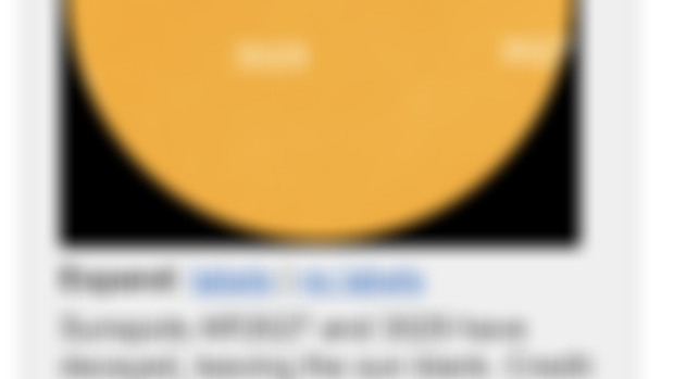 I can’t believe I’m saying this today but the sun is blank today. We still have two active regions but they no longer qualify as sunspots… welcome to the grand solar minimum…