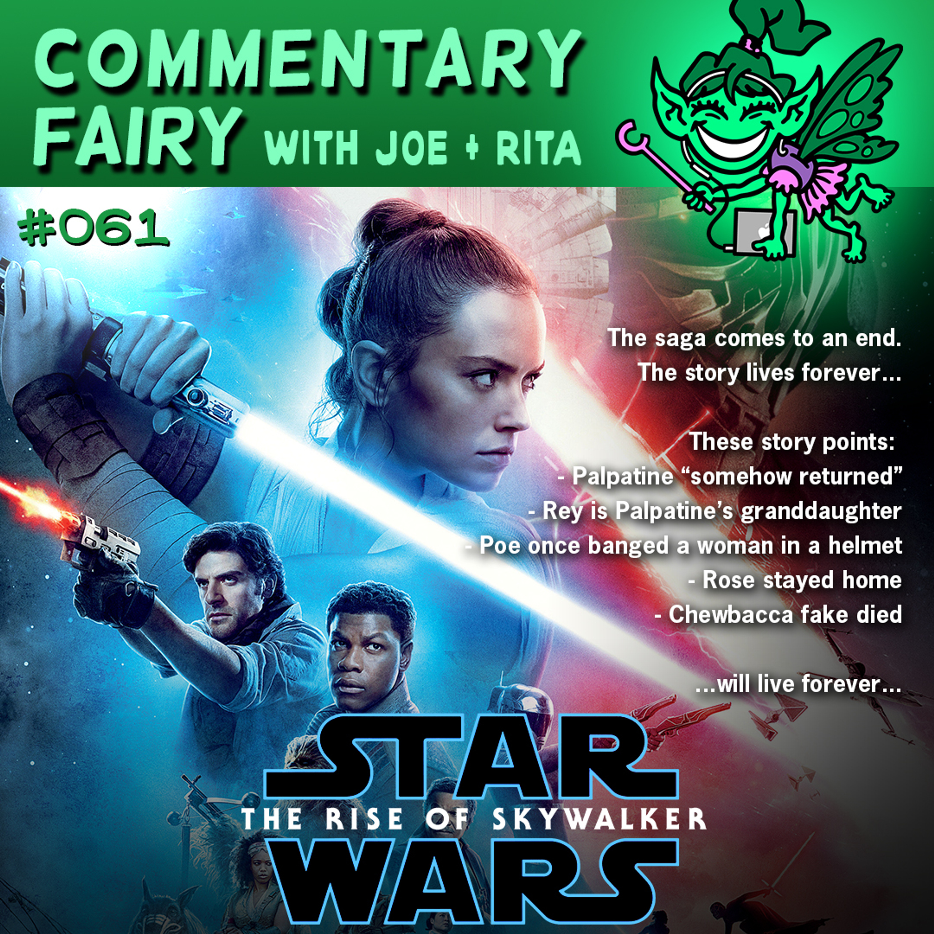 [PREVIEW] 🎙🧚‍♀️ #061 - The Rise of Skywalker episode artwork