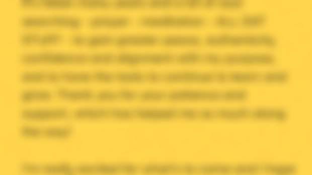 Content Note + Thank You