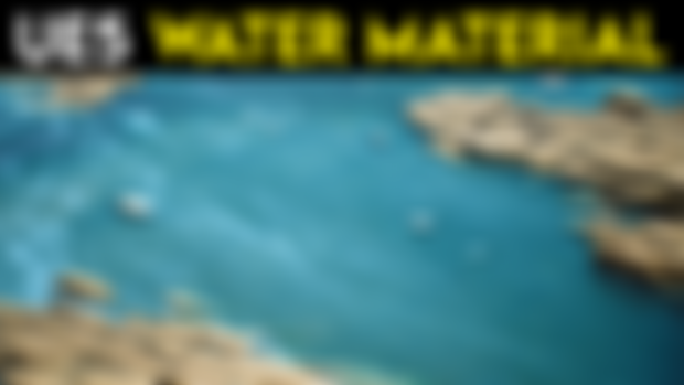 UE5 Water Shader