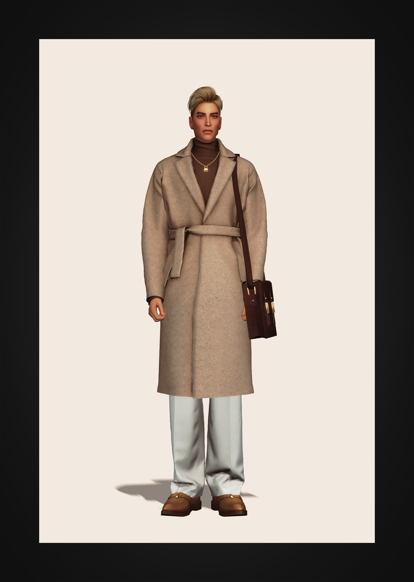 remake beige×black coat Robe Coat (Remake) | Patreon