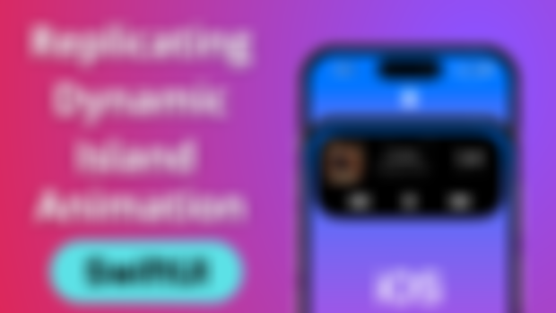 Dynamic Island Animation in SwiftUI - Replicate Dynamic Island in SwiftUI
