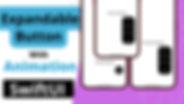 Unique Expendable Button with Animation in SwiftUI Xcode