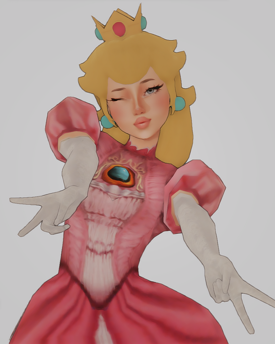 princess peach dress sims 4 Sims 4 Mod Showcase: Princess Peach Gameplay