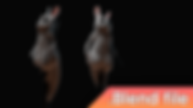 Rain World Slugcat .Blend File