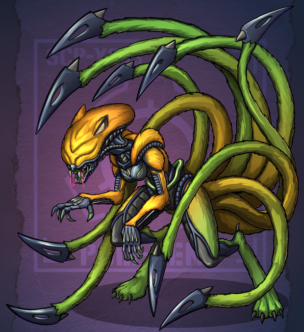 ART DROP: Famous Monsters & SCPs as Xenomorphs | Patreon