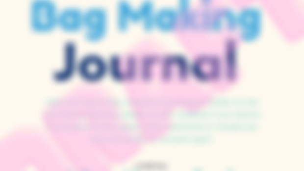 Bag Making Journal Book - Cover reveal! 