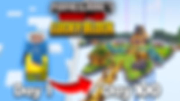 100 Days but It's ONE LUCKY BLOCK (World)