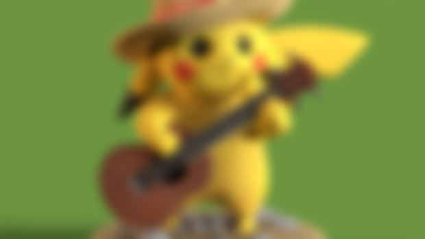 Pikachu playing on Ukulele!